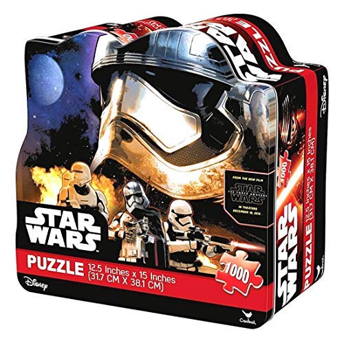 Star Wars The Force Awakens (Captain Phasma - Stormtroopers) 1000 Piece Jigsaw Puzzle in Collectible Tin/Box Dated 2015 Disney Storm Troopers