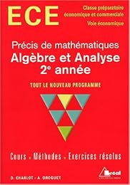 Algèbre et analyse, 2e année