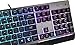 MSI Gaming Backlit RGB Dedicated Hotkeys Anti-Ghosting Water Resistant Mechanical Feel Gaming Keyboard (Vigor GK30 US)thumb 4