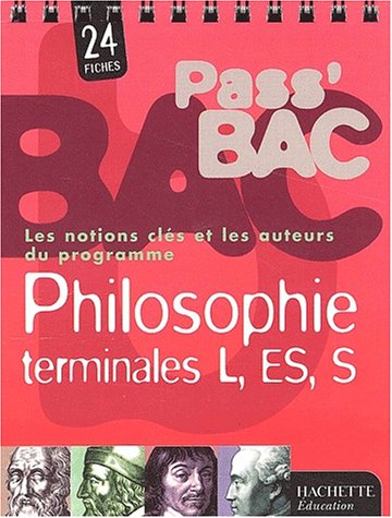 Philosophie, terminales L, ES, S