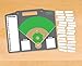 Coaches Helper Magnetic Dugout Board for Lineup and Field Position Baseball Magnet Board Magnet Board Bonus Baseball Award Decals Plus Extra Name Strips
