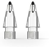 Metapen Air-Flex Tips Softer Tips 2 Pack for Apple Pencil, Quieter iPad Pencil Pro Nibs for Apple Pen 1st/2nd Gen/USB C, No Screen Damage, iPencil Tips for Smooth, Precise Writing on iPad Pro/Air/Mini