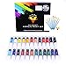 Acrylic Paint Set 24 Colors- Bonus 10 Acrylic Paint Brushes Included - Acrylic Paints for Artists - Heavy Body Acrylic Paint - Artist Quality Acrylic Paint - Canvas Paint with Acrylic Paint Brush Set