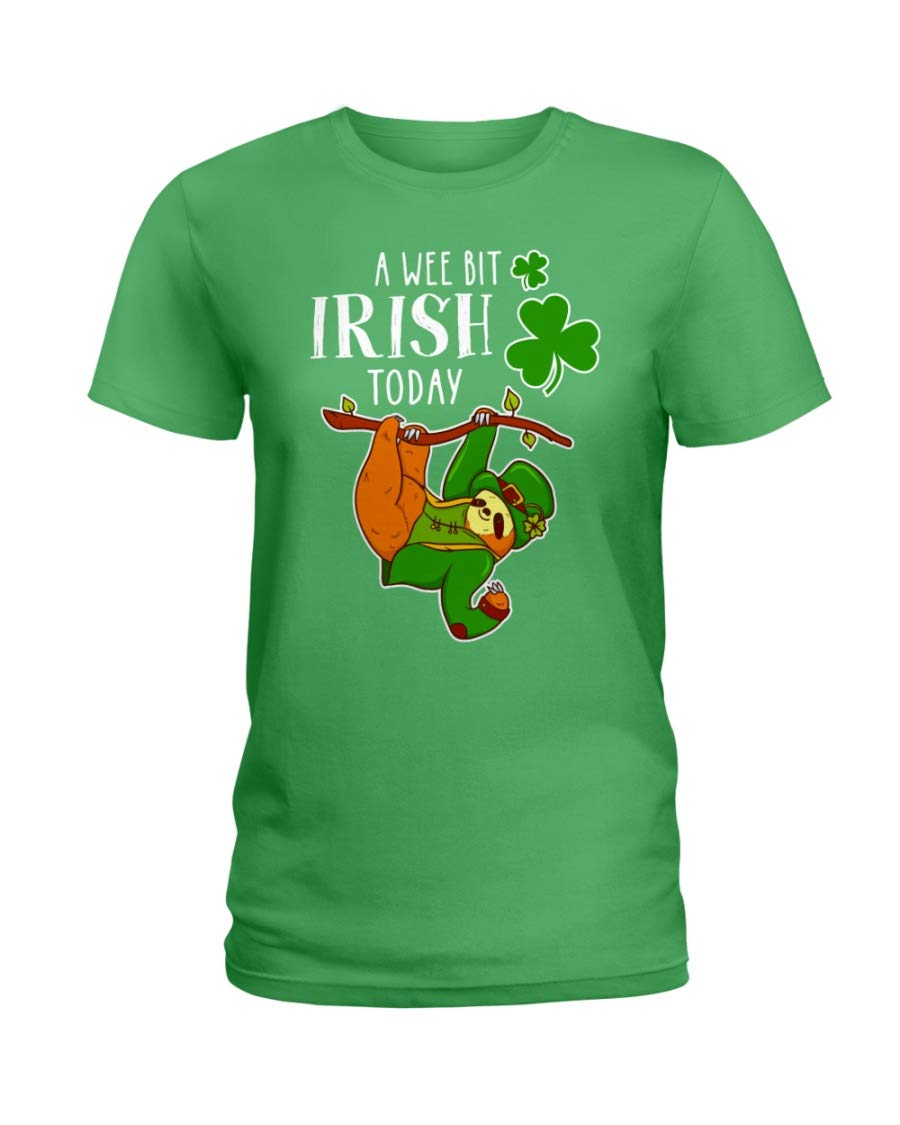 A wee bit irish today Ladies T-Shirt