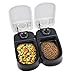 PAWISE Automatic Pet Feeder for Cats and Dogs,Dog Automatic Feeders with Timer, Automatic Cat Feeders with Ice Pack (2 Meal-1)