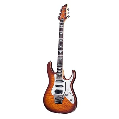 Schecter Banshee-6 FR Extreme Vintage Sunburst, 1993 Panama | Ubuy