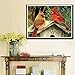 WEIYP 5D Diamond Painting Kits for Adults Full Drill The Cardinals Embroidery Rhinestone Painting Full Drill Paint with Diamond for Christmas Home Wall Deco-Cardinals