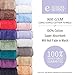 eLuxurySupply 900 GSM 100% Cotton Towel Set for Mother's Day - 2-Piece 900 GSM Bath Towel Set - Premium Spa & Hotel Quality Heavy Weight - 30