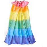 Sarah's Silks - Rainbow Cape for Kids Ages 3-8 | Montessori and Waldorf Toy Dress Up for Pretend Play | Birthday Gift for Boys and Girls