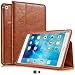 KAVAJ iPad Mini 4 Leather case Cover Berlin Cognac Brown - Genuine Leather with Stand-up Feature. Thin Smart Cover as Premium Accessory for The Original Apple iPad Mini 4
