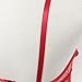 FAPIZI ♥ Lingerie ♥ Women Lingerie Lace Dress Babydoll Underwear Nightwear Sleepwear G-string (M, Red)