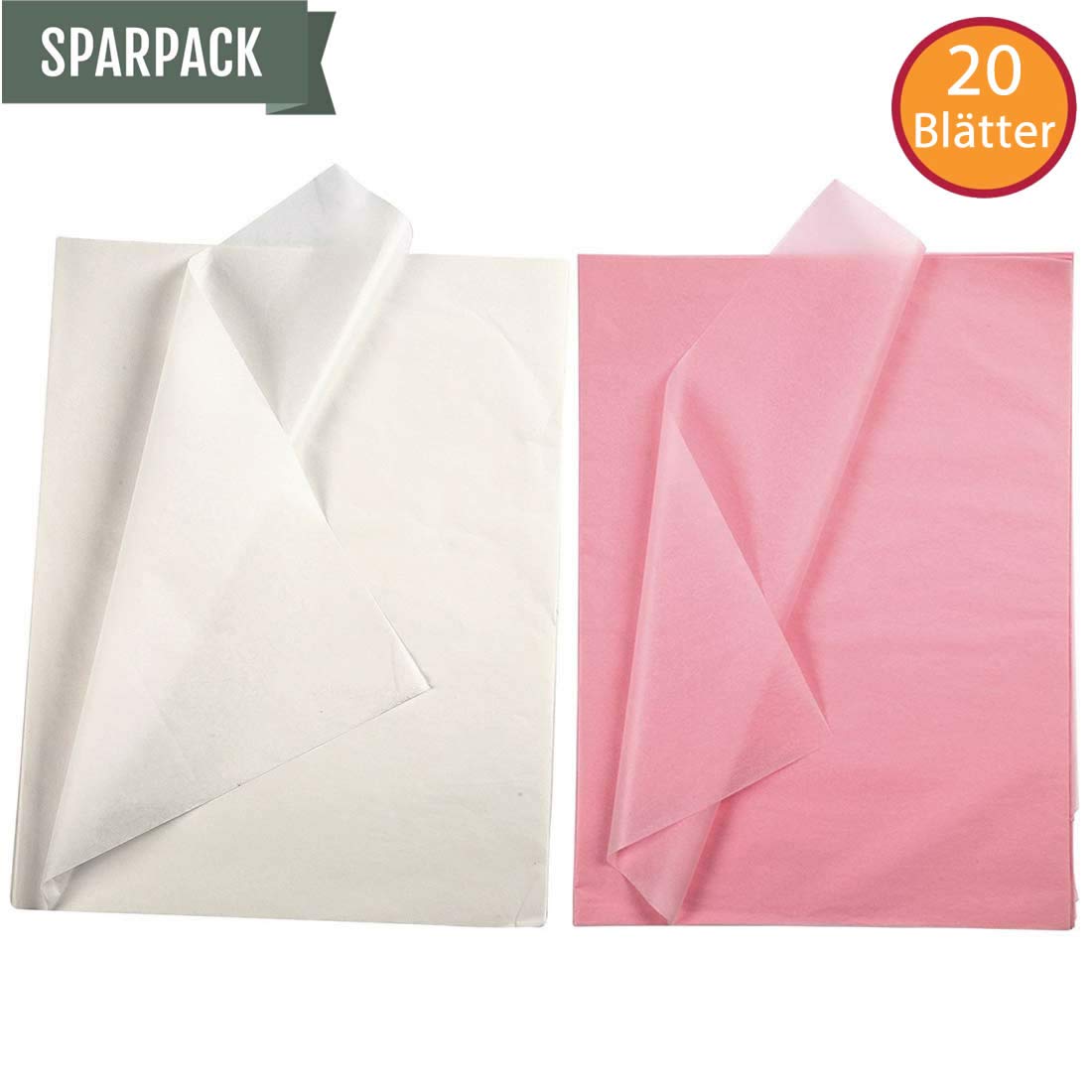 Foglio Carta Velina Arancio 20pz - Party City - Foto 4