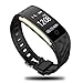 Fitness Tracker, Lattie Smart Bracelet with Heart Rate Monitor Bluetooth Wireless Step Counter Sleep Monitor Activity Health Tracker Pedometer Wristband for IOS & Android Smartphone