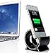 iPhone Charging Dock, Sinjimoru iPhone Dock Including Cable for iPhone X / 8/7 / 7 Plus / 6/6 Plus/SE/ 5. Sync Stand Aluminum, iPhone Package, Black.