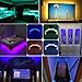WisHome IP65 Waterproof Flexible 16.4ft 5M SMD5050 300 LEDs Color Changing RGB LED Light Strip Kit with 44 Key IR Remote Controller and 12V 5A Power Supply for Home Christmas Party Decorative