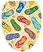 Toilet Tattoos, Toilet Seat Cover Decal,Flip Flops, Size Elongated