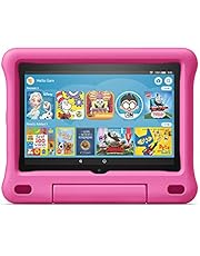 Fire HD 8 Kids tablet, 8" HD display, ages 3-7, 32 GB, Pink Kid-Proof Case