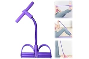 21 Fitness Resistance Bands-4 Tube Pedal Ankle Puller,2026 New Adjustable Resistance Bands for Leg Exercise,Durable Pedal Pul