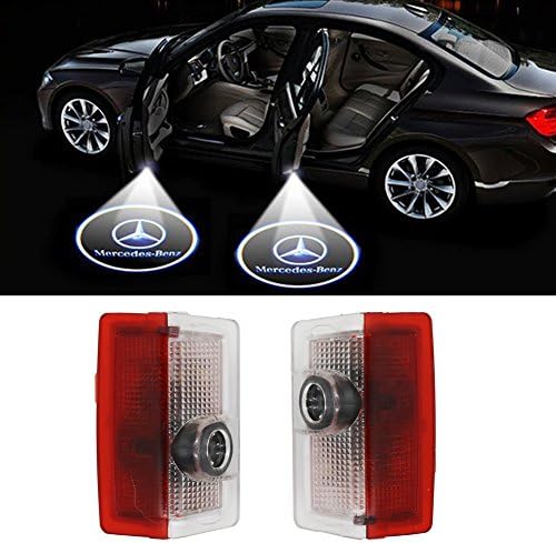 Klinee Easy Installation Car Door LED Logo Projector Ghost Shadow Lights Symbol Emblem Courtesy Step Lights