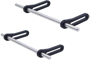 FACCNOY Metal Adjustable Front Rear Modular Bumper Bull Bars for 1/10 RC Crawler Chassis LCG TRX4 SCX10 Capra Dodge Power Wagon Upgrade Parts (Black)