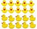 Viskey 20pcs Yellow Ducks Baby Bath Tub Bathing Rubber Squeaky Toys