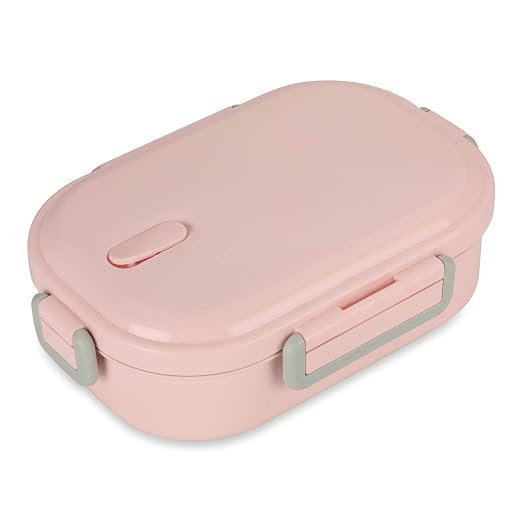 Buy Vinod Stainless Steel Meal Deal Lunch Box (Pink) Online at Low