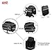 Arltb Rear Bike Rack Bag 10-25L Bike Saddle Bag Waterproof Bikepacking Bag Panniers with Rain Cover