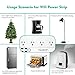 Smart Power Strip, HLT WiFi Power Strip Surge Protector Compatible with Alexa and Google Assistant