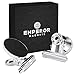 Emperor Magnets™ - Strong Refrigerator Magnets | Mini Powerful Fridge Magnets | Small Round Kitchen Magnet Hook Clips | Heavy Duty Metal Silver Finish Ideal For Office Whiteboard, Dry Erase Board