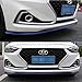 Front Lip ,HengJia Auto Parts 2.5m/8.2ft Car Rubber Bumper Lip,Front Bumper Lip ,Carbon Fiber Spoiler ,Side Skirt, 100% waterproof protection(Black Blue Edge)