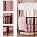 Dream On Me Sophia Posh Circular Crib, Cherry