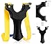 Obert Powerful Hunting Slingshot Catapult 10 Aiming Points & 2 Rubber Bands Black ABS Plastic