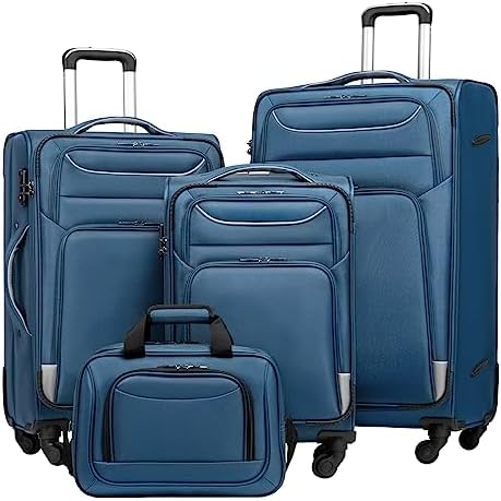Amazon.com | Merax Softside Luggage Set Softshell Lightweight 3