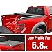 MaxMate Low Profile Roll Up Truck Bed Tonneau Cover Works with 2009-2019 Dodge Ram 1500 (2019 Classic ONLY) | Without Ram Box | Fleetside 5.8' Bed