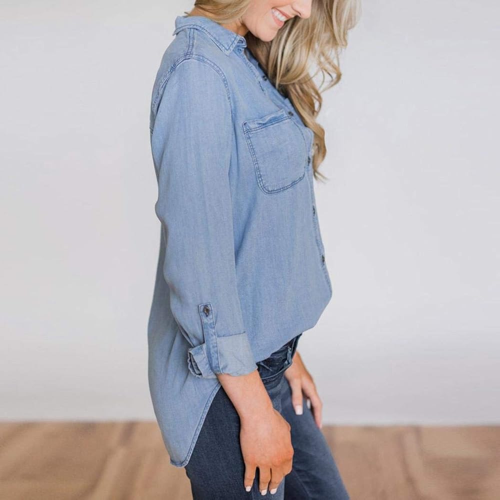 jean shirt tunic