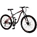 OBK E7 Mountain Bike 21 Speed Bicycle 27.5″ Full Suspension Mens Bikes Daul Disc Brakes MTB (Orange)thumb 1