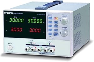 GW INSTEK Instek GPD-2303S 180W Dual-Output Programmable Linear DC Power Supply, 30V DC, 3 Amp