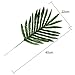 Hicarer Palm Leaves Fake Tropical Leaf Artificial Leaves Decoration Fake Monstera Tropical Leaves (30 Pieces, Color Set 1)