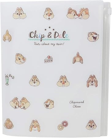 Amazon Co Jp Chip Dale Pocket File With Zip Zipper 6 Pockets A4 Clear File 2020ss Disney Toys