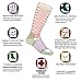 Thorlos Mens Wcou Max Cushion 12 Hour Shift Over The Calf Socks, Black/Grey, Large US