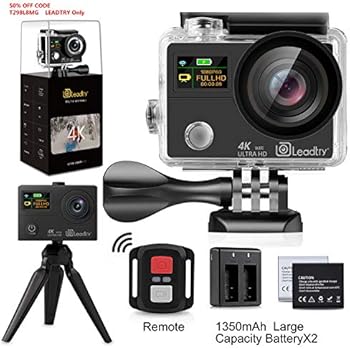 Amazon.com : GJT GP1R Action Camera 4K Sports WiFi Camera, 12MP ...