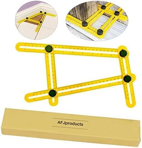 Angleizer Template Tool- Angle Measuring Tool, Multi-Angle Ruler Adjustable for Builders, Craftsman, Artists
