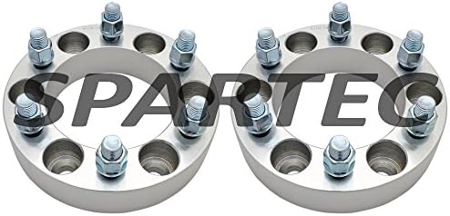 SPARTEC 38MM 6x139.7 6x5.5 14x1.5 1.5" WHEEL SPACERS PAIR 2 PCS NEW