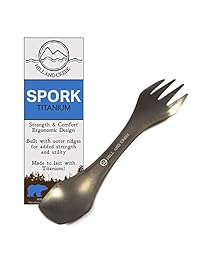 100  Titanio Spork   perfecto Senderismo, cocinar