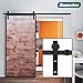 Homedex 8 Ft Country Barn Wood Sliding Door Hardware Track Set