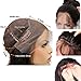 Glueless Brazilian Straight Lace Front Wigs Pre Plucked Natural Hairline with Baby Hair for Women Unprocessed Virgin Human Hair 13x4 HD Transparent Lace Frontal Wigs 12 inch