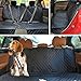 Henkelion Dog Seat Cover for Back Seat, Dog Car Seat Covers for Dogs Pets, Car Hammock for Dogs, Bench Rear Seat Cover for Dogs, Waterproof Protective Dog Seat Covers for Cars SUV Trucks - Black