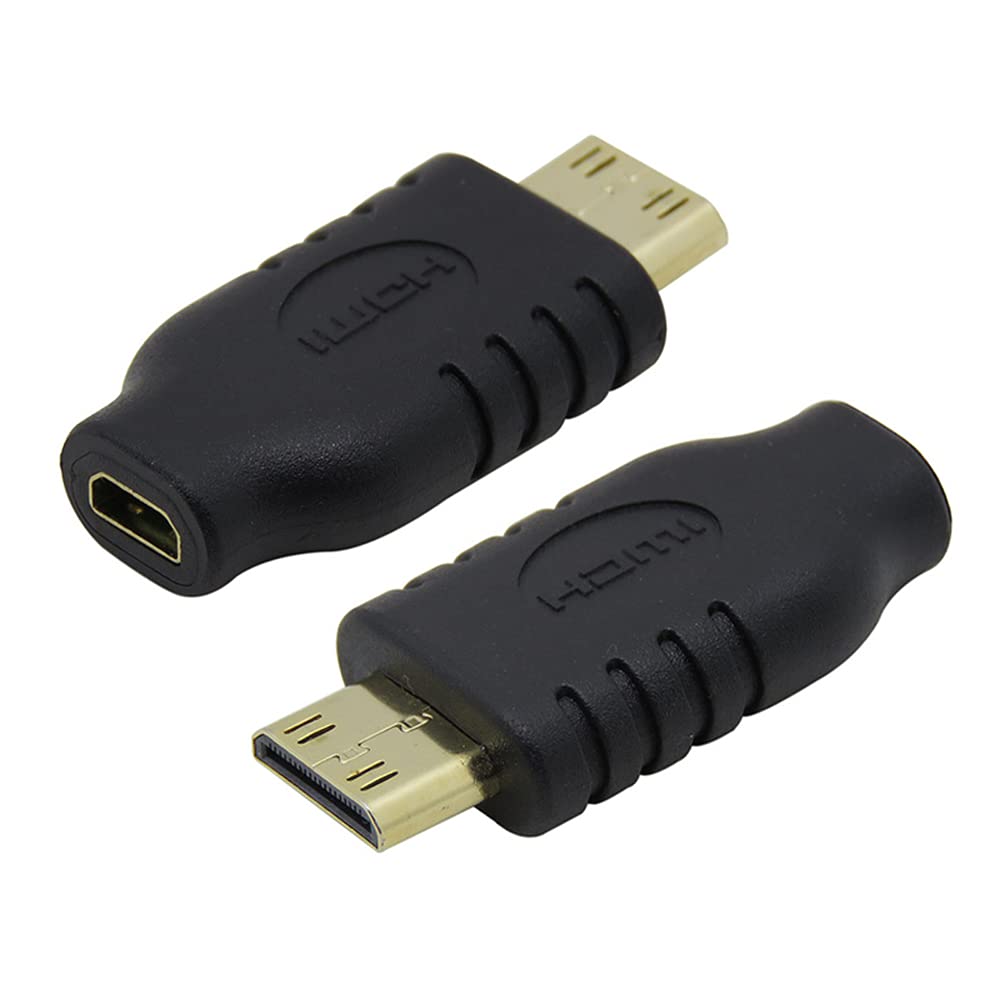 NFHK Type D Micro HDMI Socket Female to Type-C Mini HDMI 1.4 Male Convertor Adapter — image 1