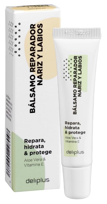 Nose and Lip Repair Balm 15 ml. Repairs, Moisturizes and Protects. Deliplus