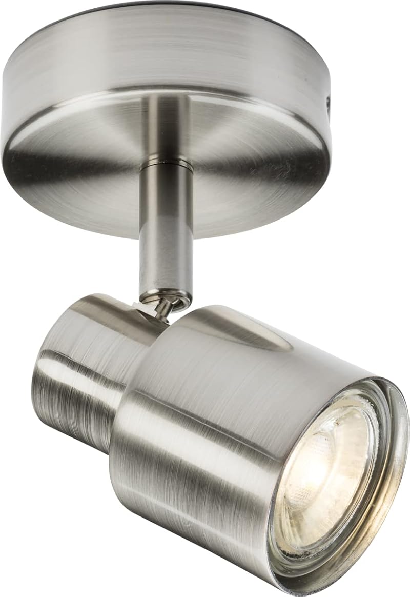 Knightsbridge GU10 Adjustable Spotlight Brushed Chrome CSP1BC 50W